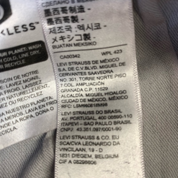 Levi’s Men’s 510 Distressed Black Jeans W34 L30 Relaxed Fit Streetwear Casual - Picture 6 of 11